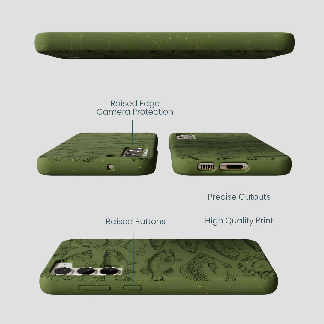 Forest Floor Fishing Lodge Samsung Galaxy S24+(Plus) Case - Image 3