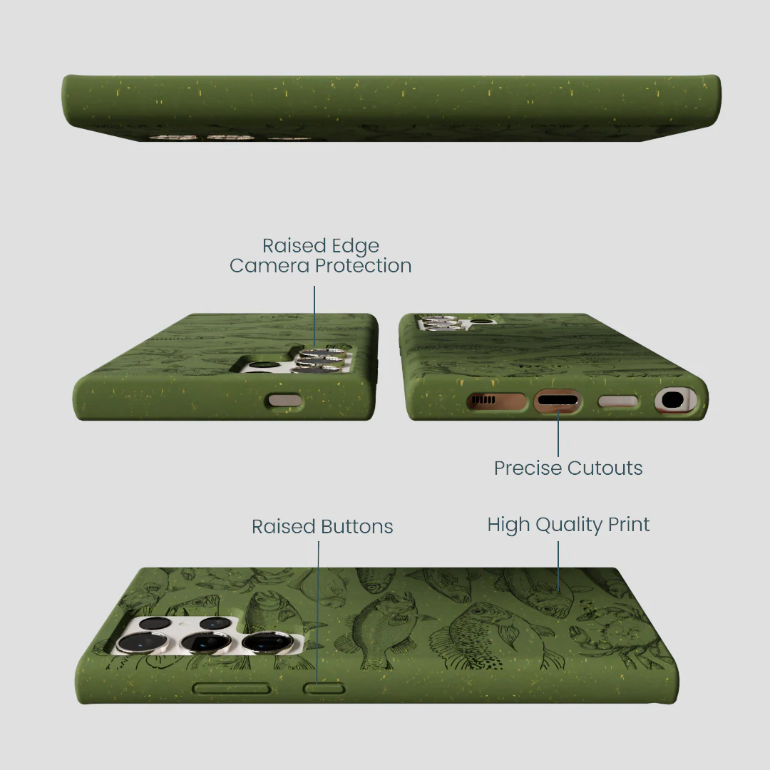 Forest Floor Fishing Lodge Samsung Galaxy S24 Ultra Case - Image 3