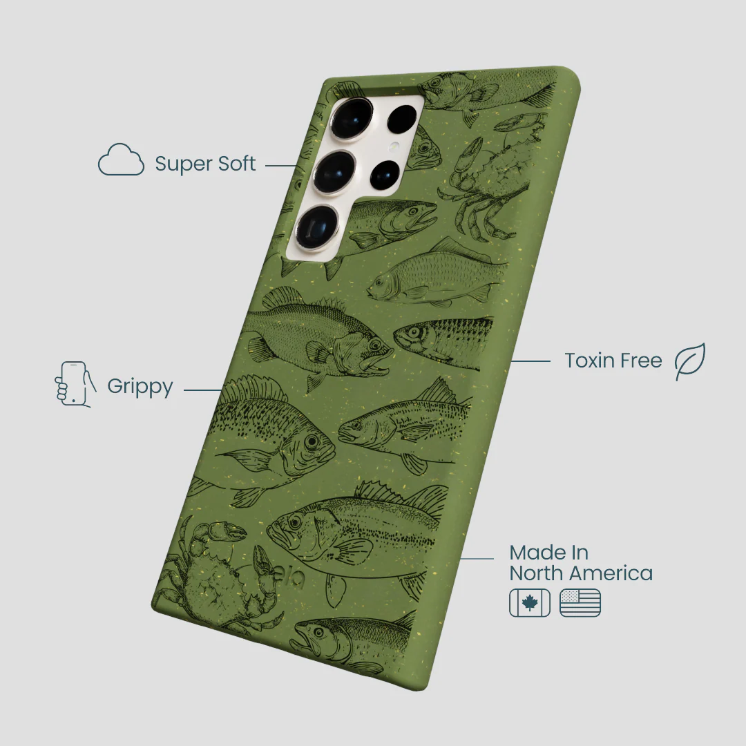 Forest Floor Fishing Lodge Samsung Galaxy S24 Ultra Case - Image 4