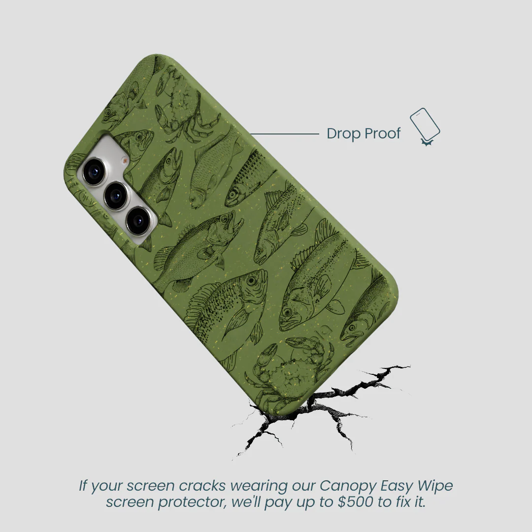 Forest Floor Fishing Lodge Samsung Galaxy S25 Case - Image 5