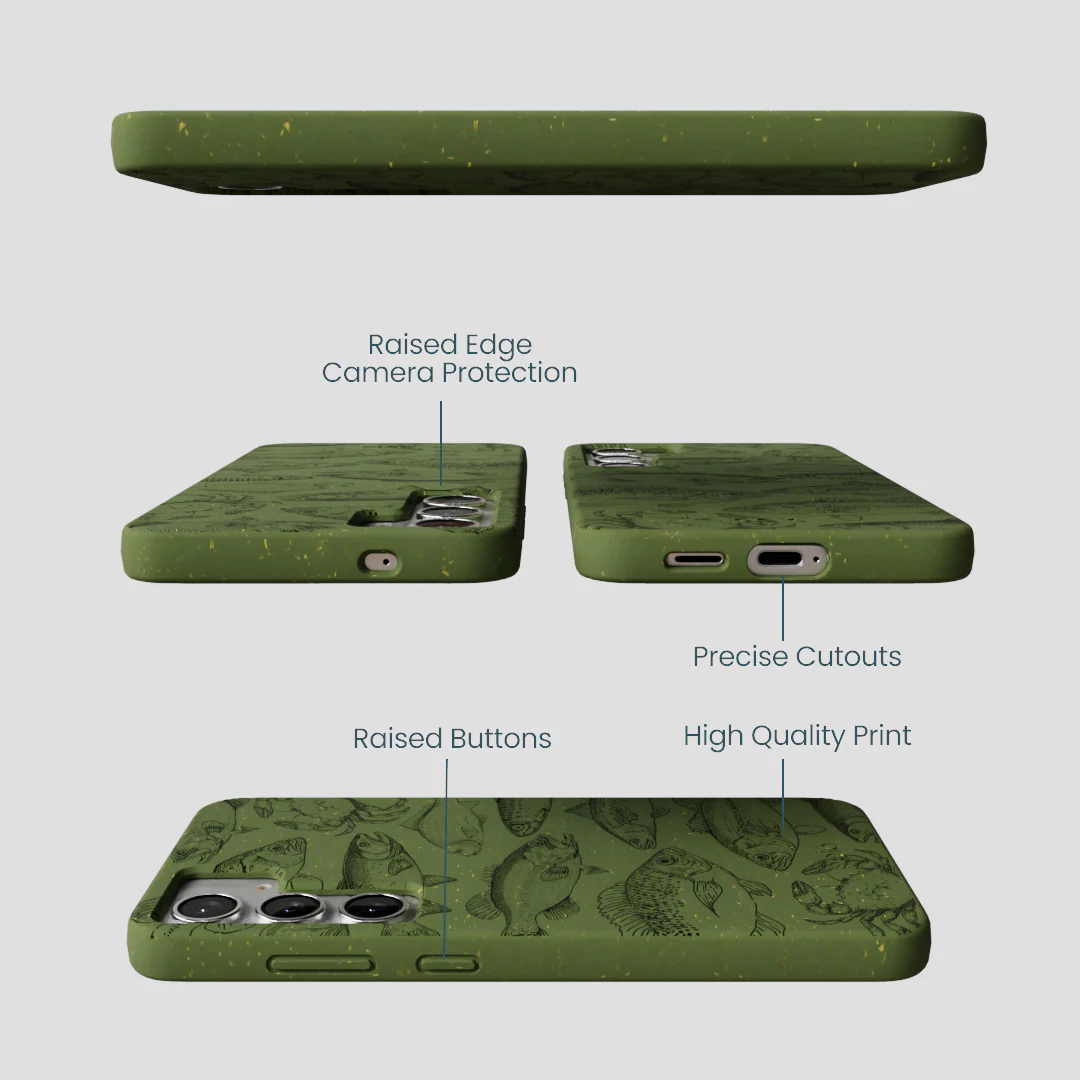 Forest Floor Fishing Lodge Samsung Galaxy S25+(Plus) Case - Image 3