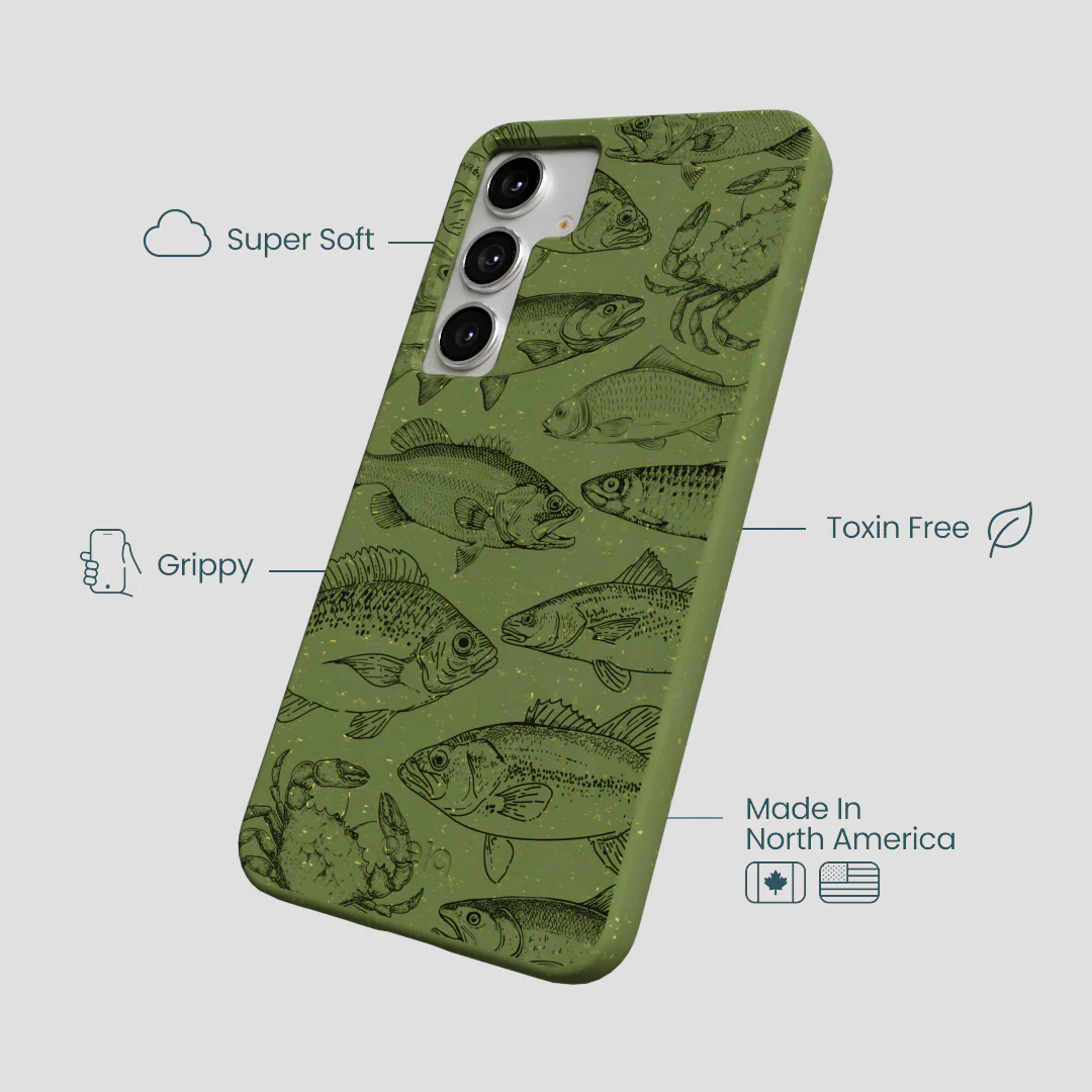 Forest Floor Fishing Lodge Samsung Galaxy S25+(Plus) Case - Image 4