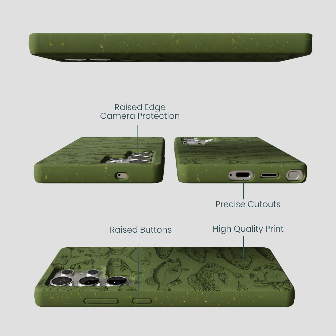 Forest Floor Fishing Lodge Samsung Galaxy S25 Ultra Case - Image 3