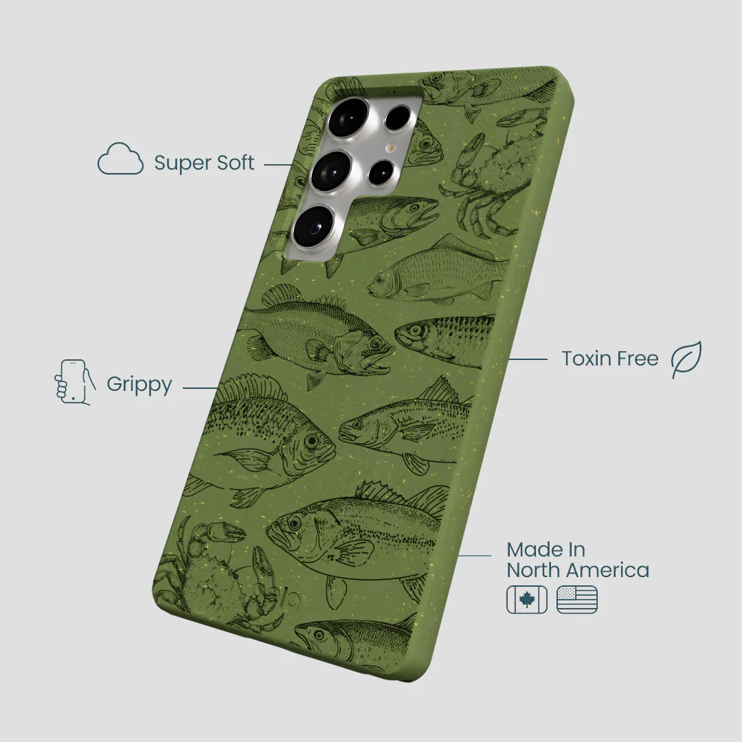 Forest Floor Fishing Lodge Samsung Galaxy S25 Ultra Case - Image 4