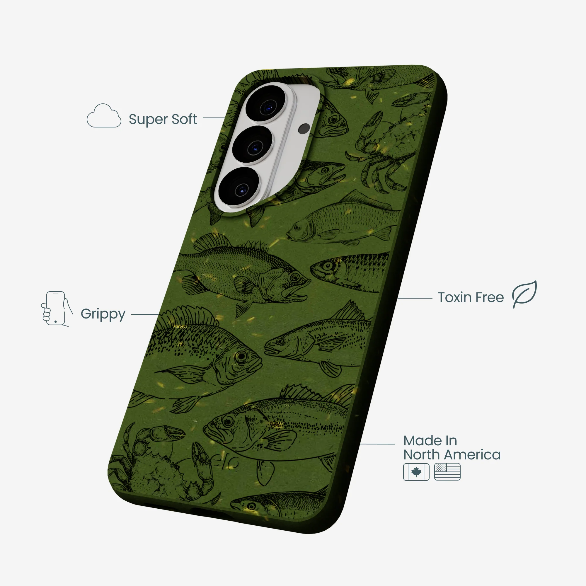 Forest Floor Fishing Lodge Samsung Galaxy S26 Case - Image 4