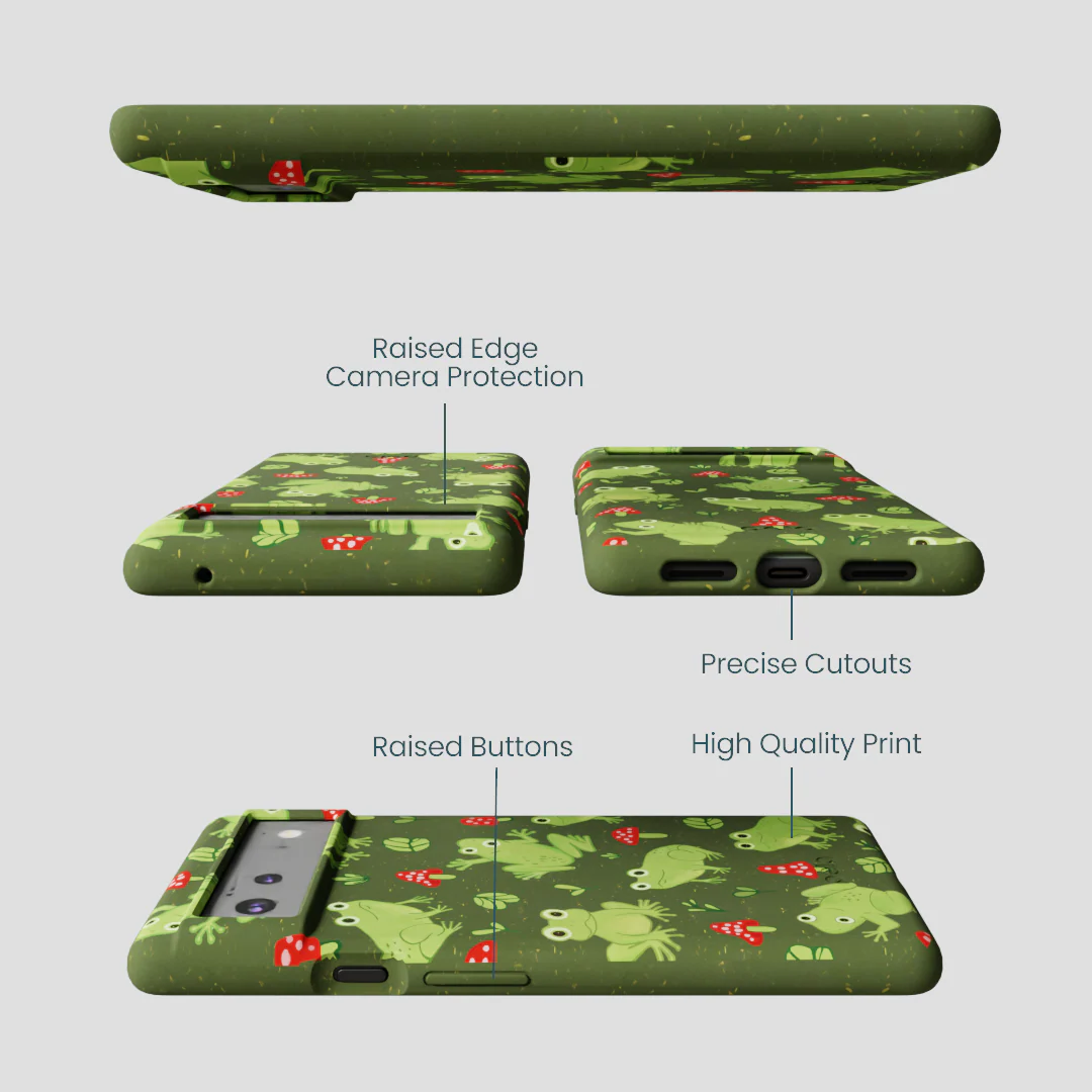 Forest Floor Frog Folk Google Pixel 6 Case - Image 3