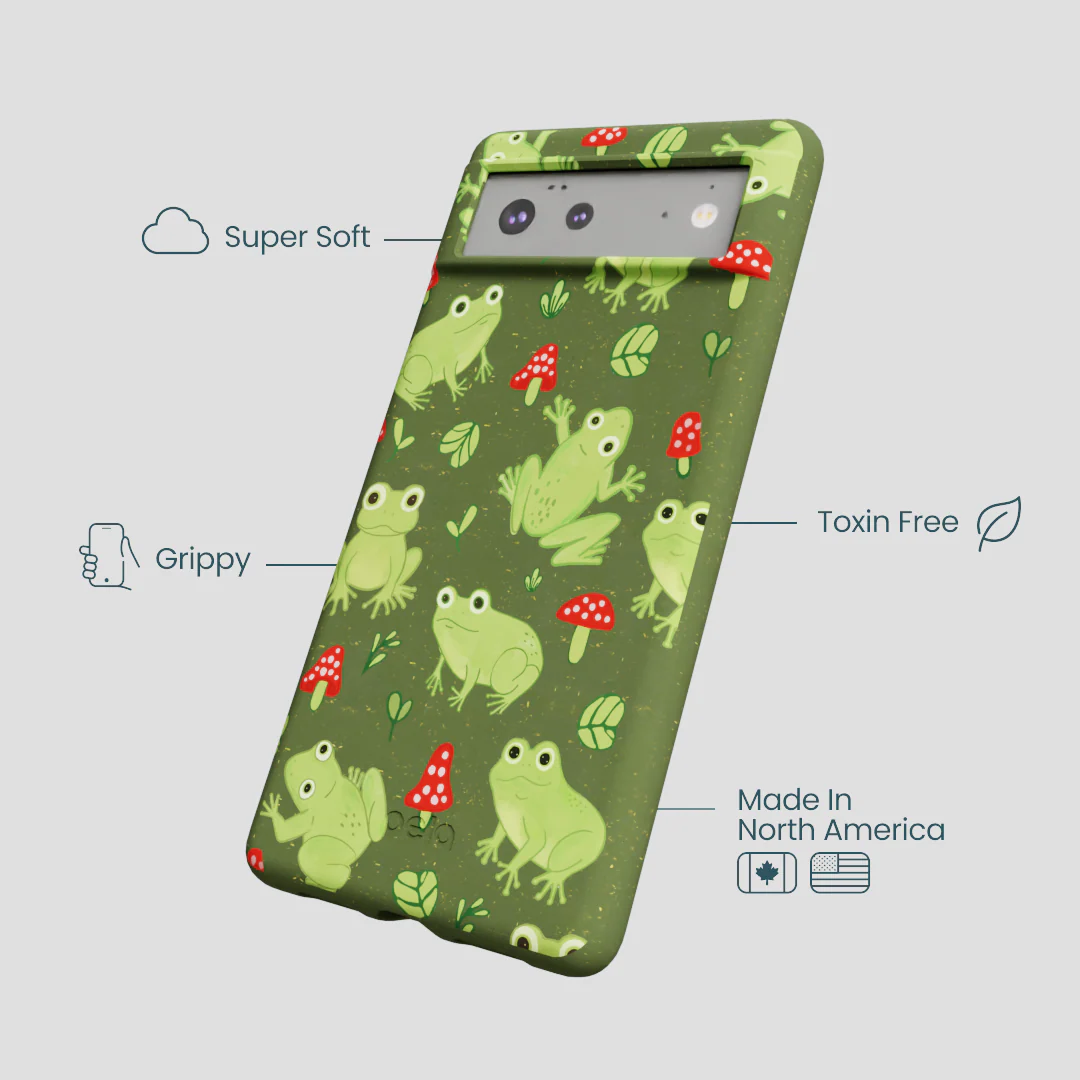 Forest Floor Frog Folk Google Pixel 6a Case - Image 4