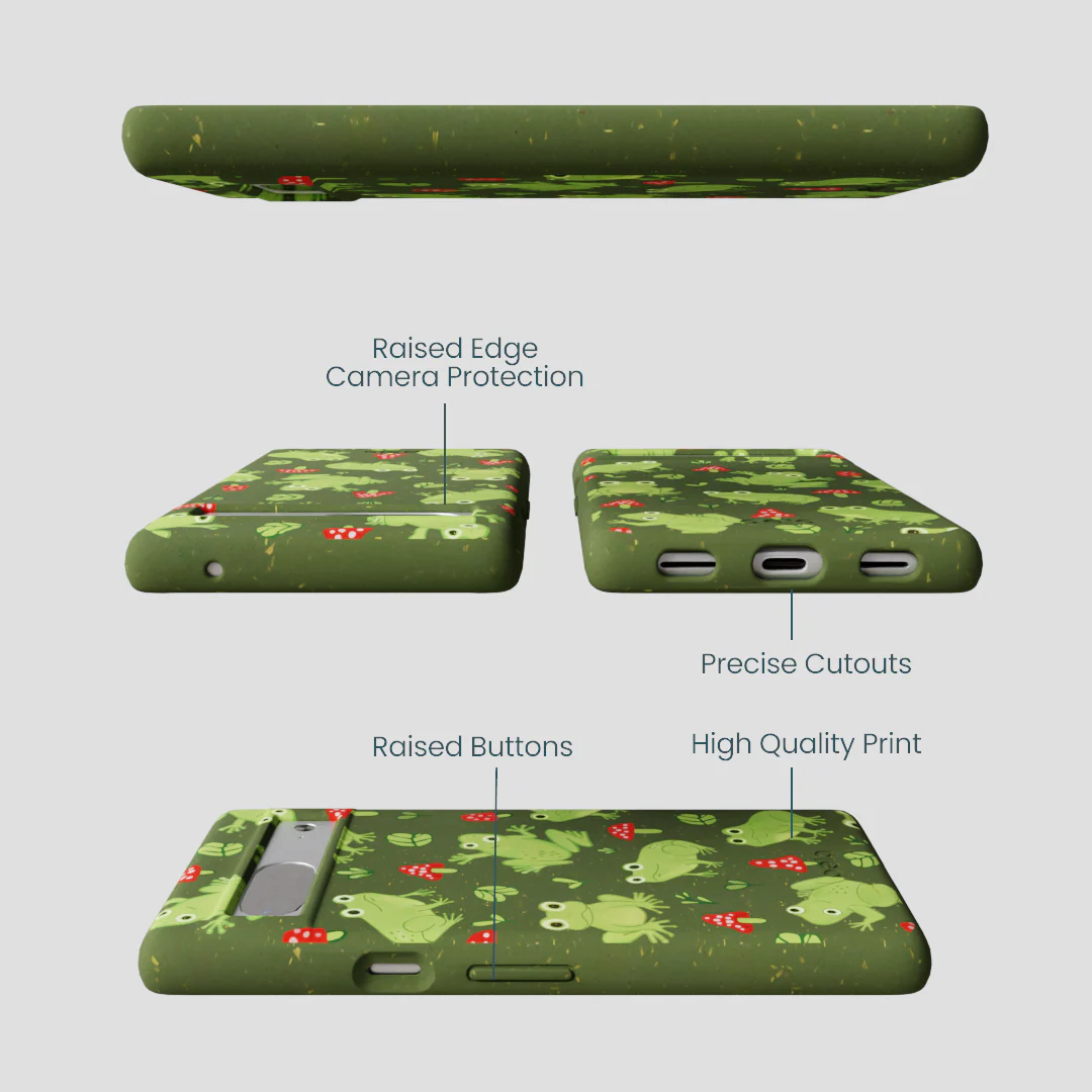 Forest Floor Frog Folk Google Pixel 7 Case - Image 3