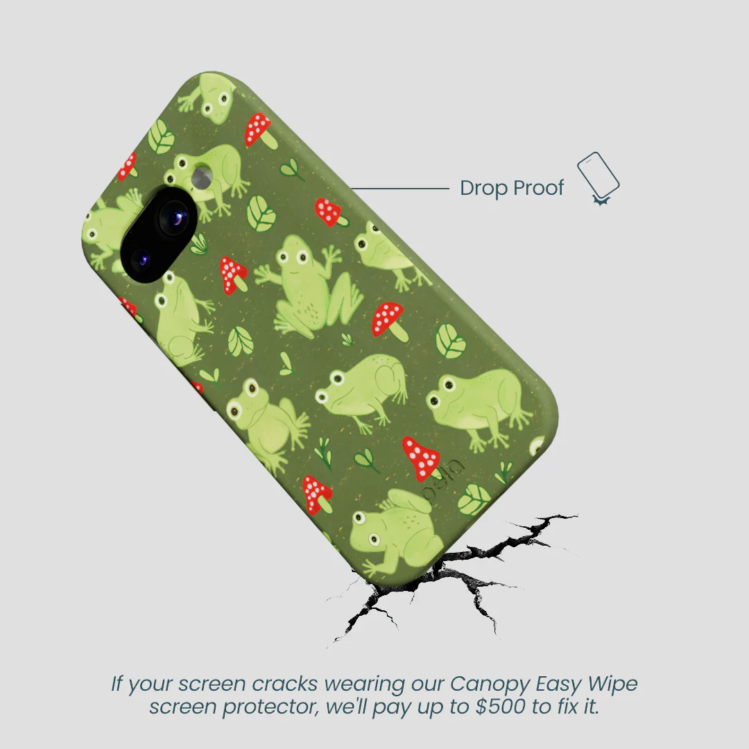 Forest Floor Frog Folk Google Pixel 9a Case - Image 5