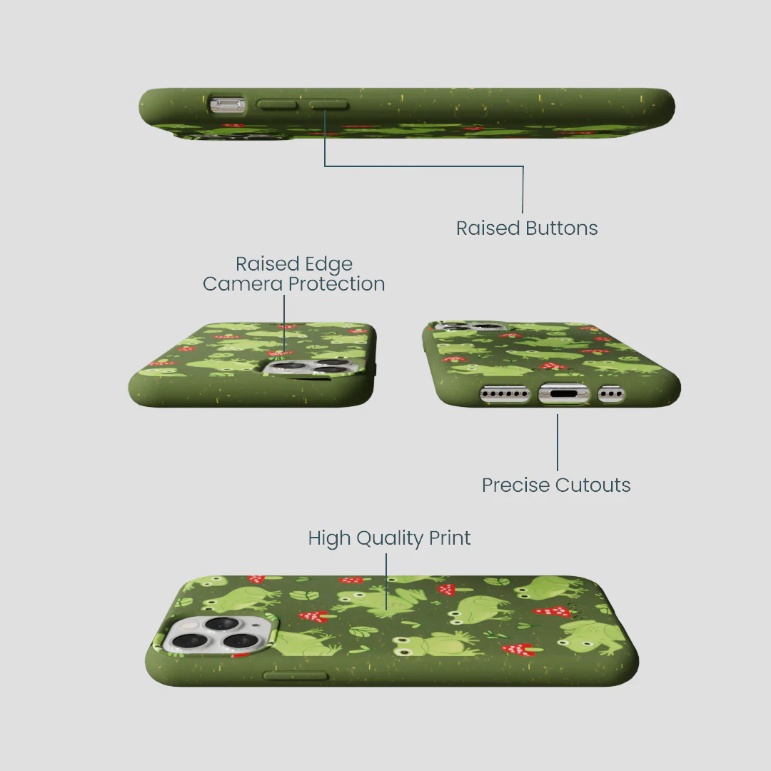 Forest Floor Frog Folk iPhone 11 Pro Case - Image 3