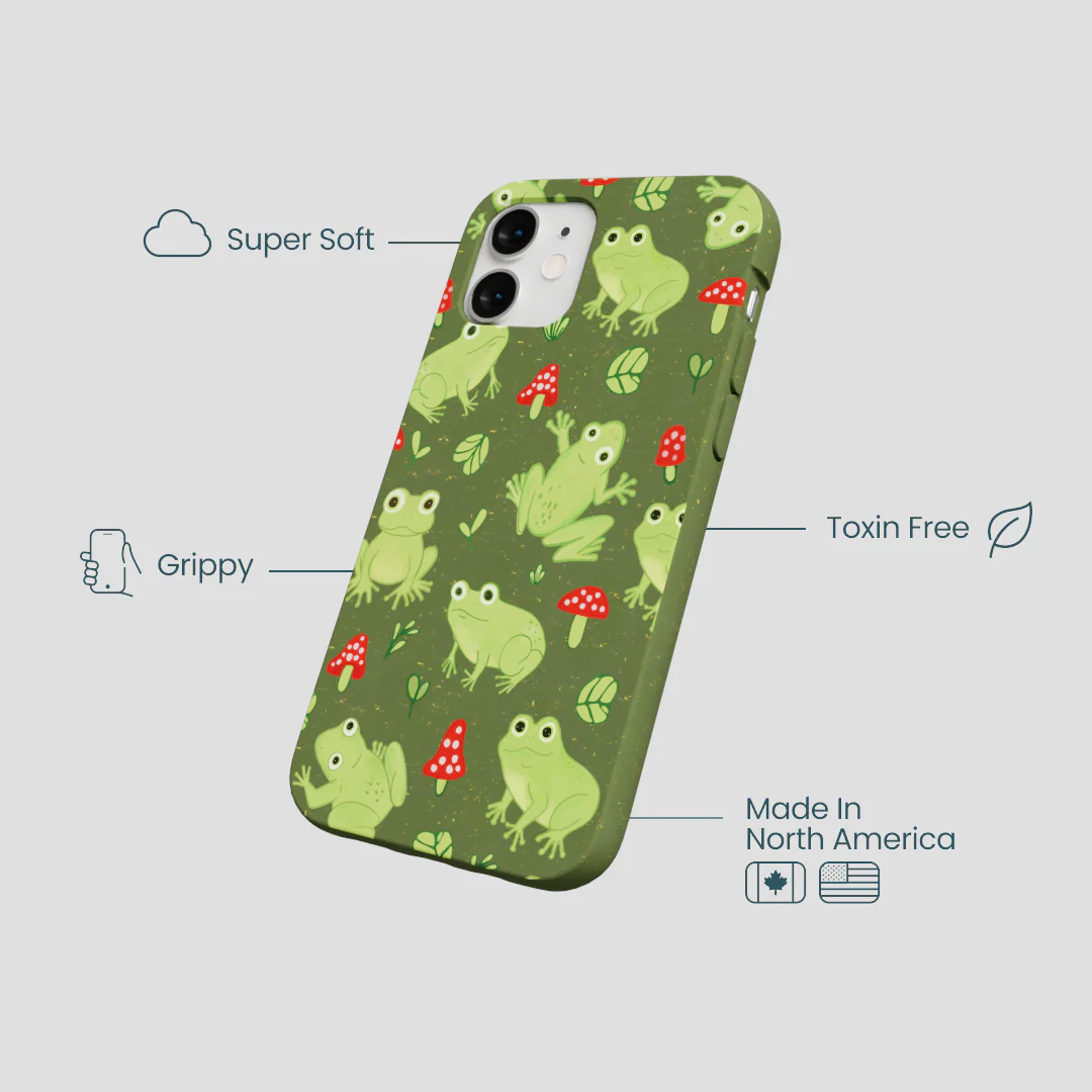 Forest Floor Frog Folk iPhone 12 Mini Case - Image 4
