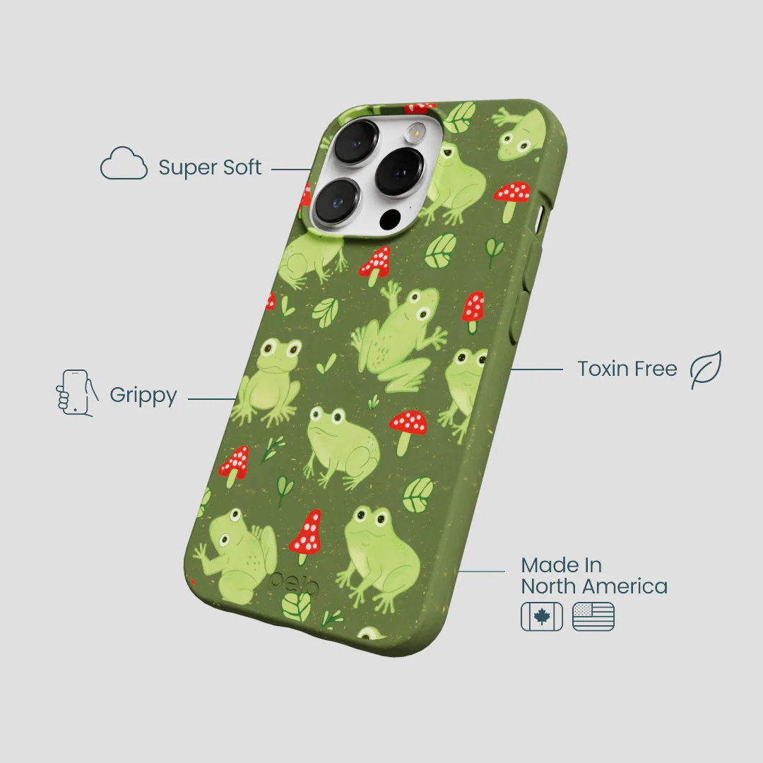 Forest Floor Frog Folk iPhone 13 Pro Case - Image 4
