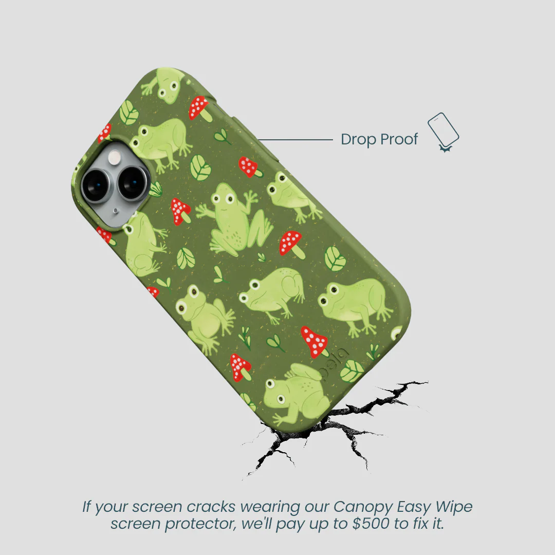 Forest Floor Frog Folk iPhone 14 Case - Image 5