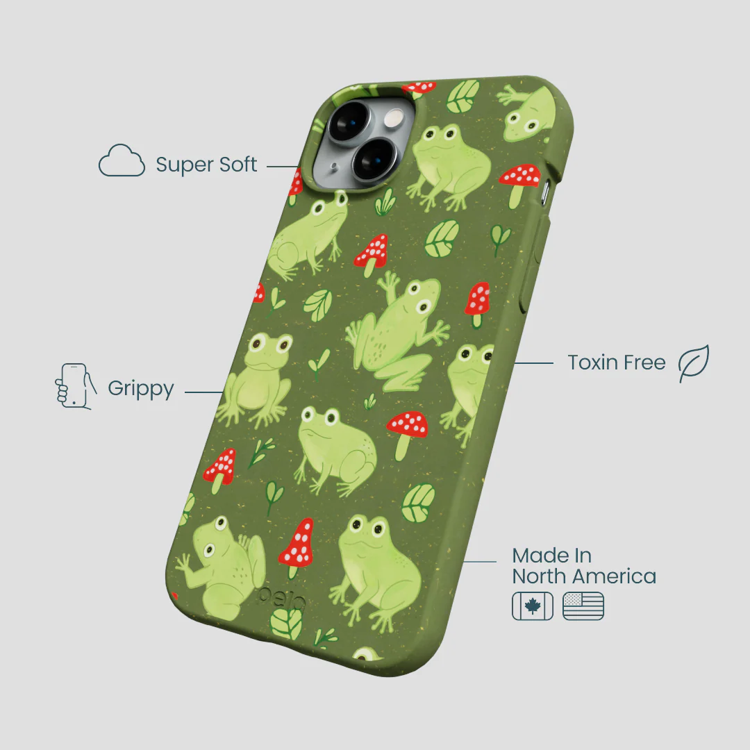 Forest Floor Frog Folk iPhone 14 Plus Case - Image 4