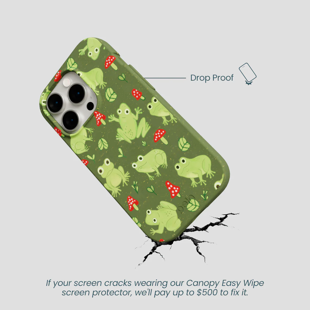 Forest Floor Frog Folk iPhone 14 Pro Case - Image 5
