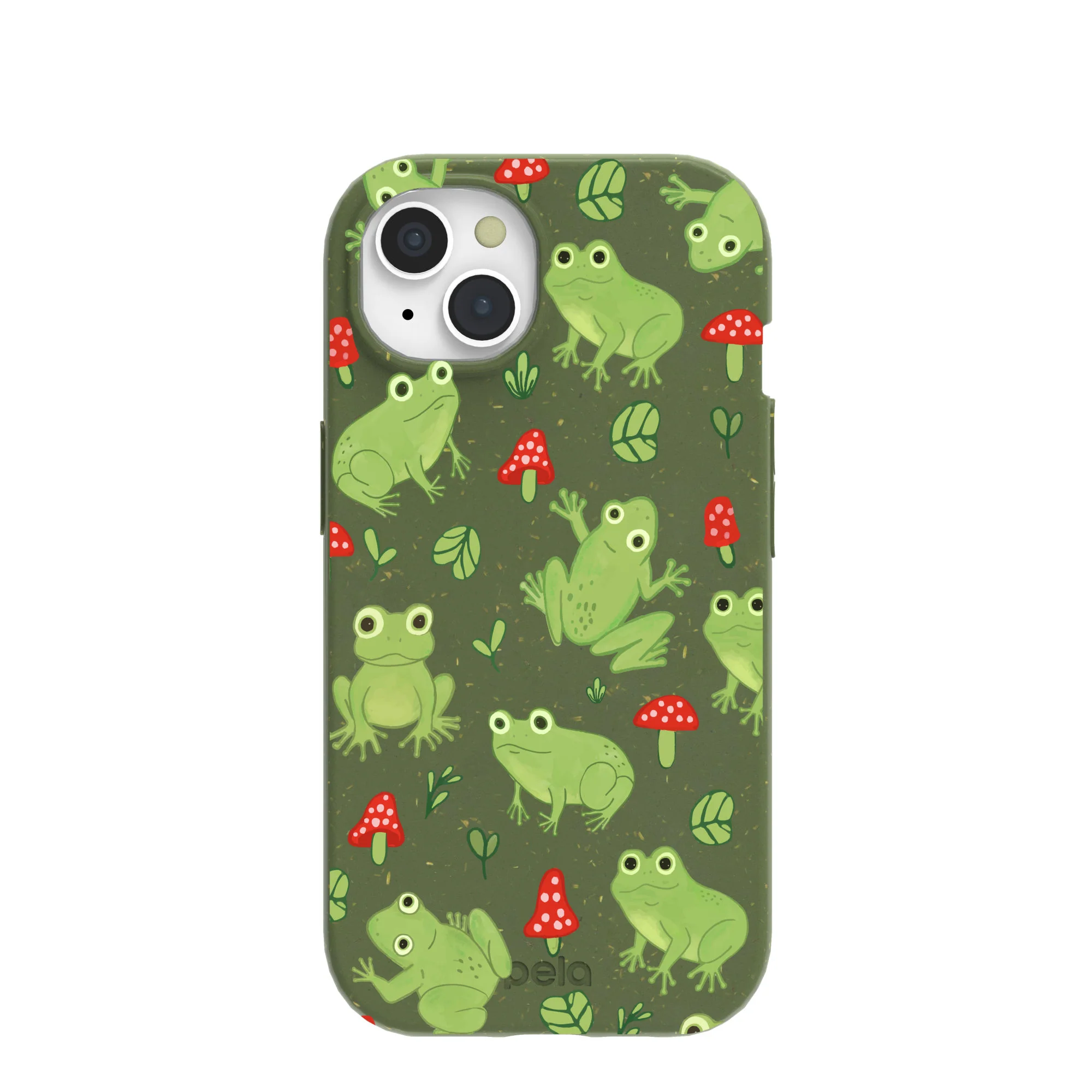 Forest Floor Frog Folk iPhone 15 Case