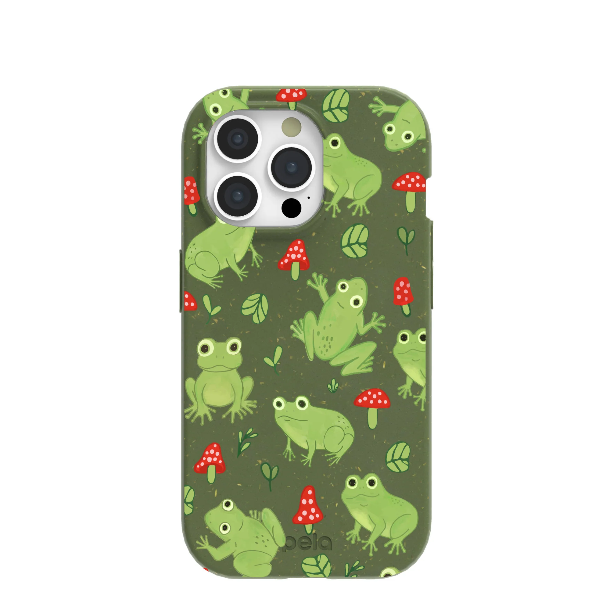 Forest Floor Frog Folk iPhone 15 Pro Case