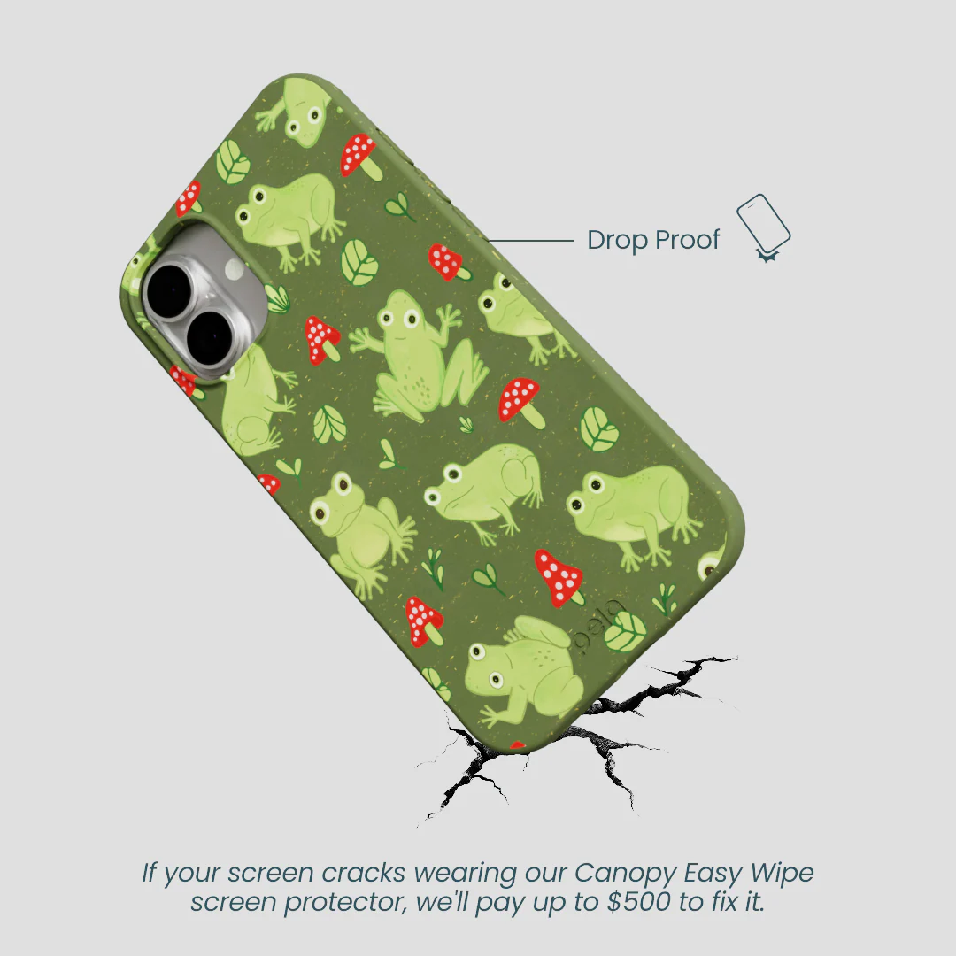 Forest Floor Frog Folk iPhone 16 Plus Case - Image 5