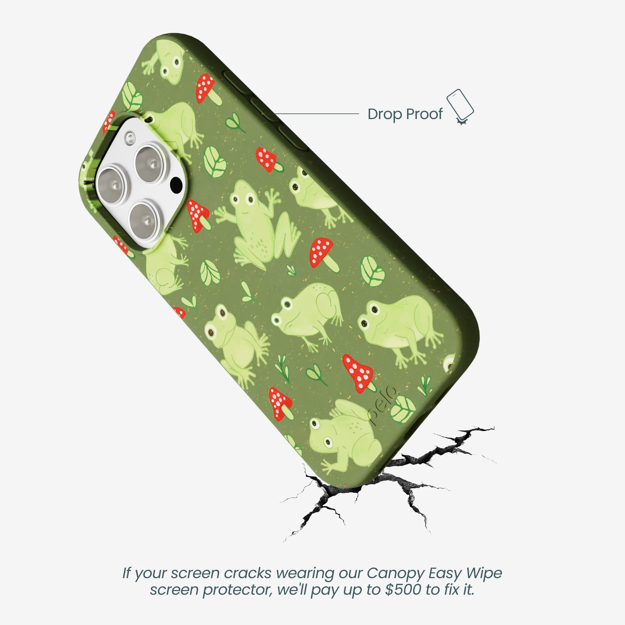 Forest Floor Frog Folk iPhone 16 Pro Max Case - Image 5
