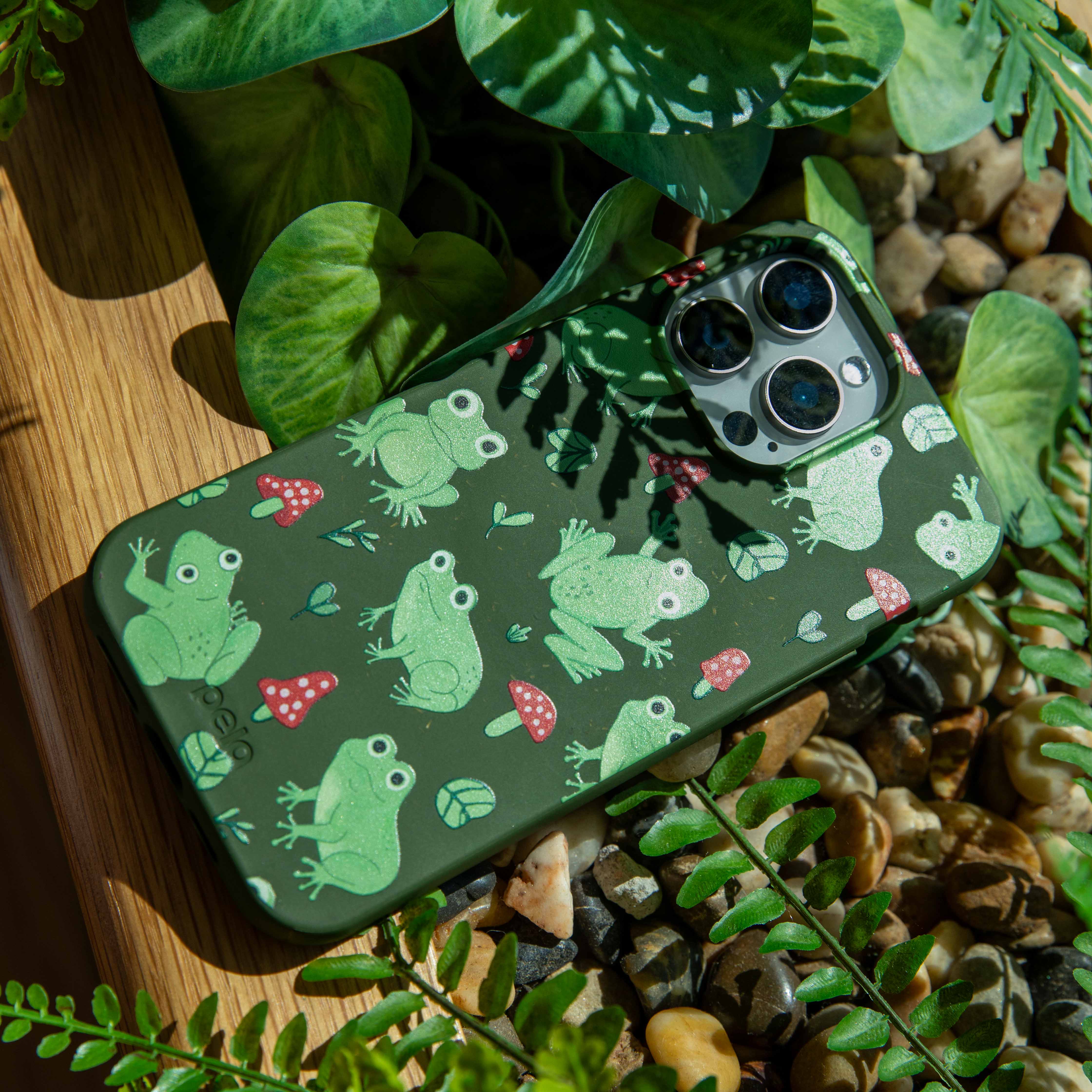 Forest Floor Frog Folk iPhone 17 Case - Image 2