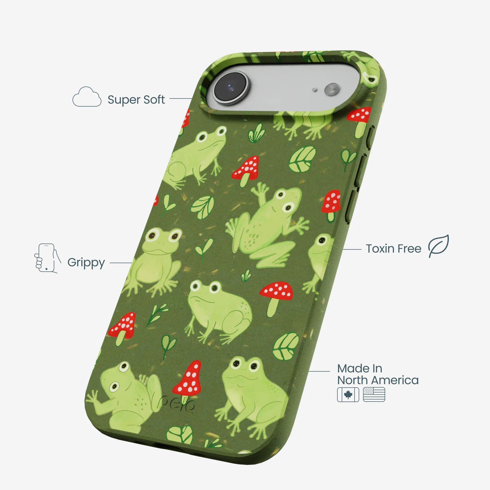 Forest Floor Frog Folk iPhone Air Case - Image 4