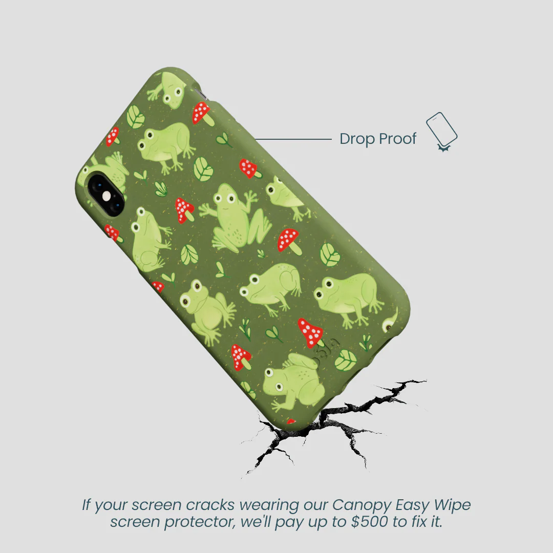 Forest Floor Frog Folk iPhone XR Case - Image 5