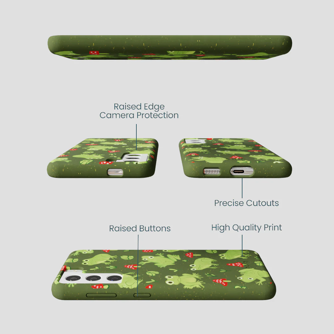 Forest Floor Frog Folk Samsung Galaxy S21 Case - Image 3