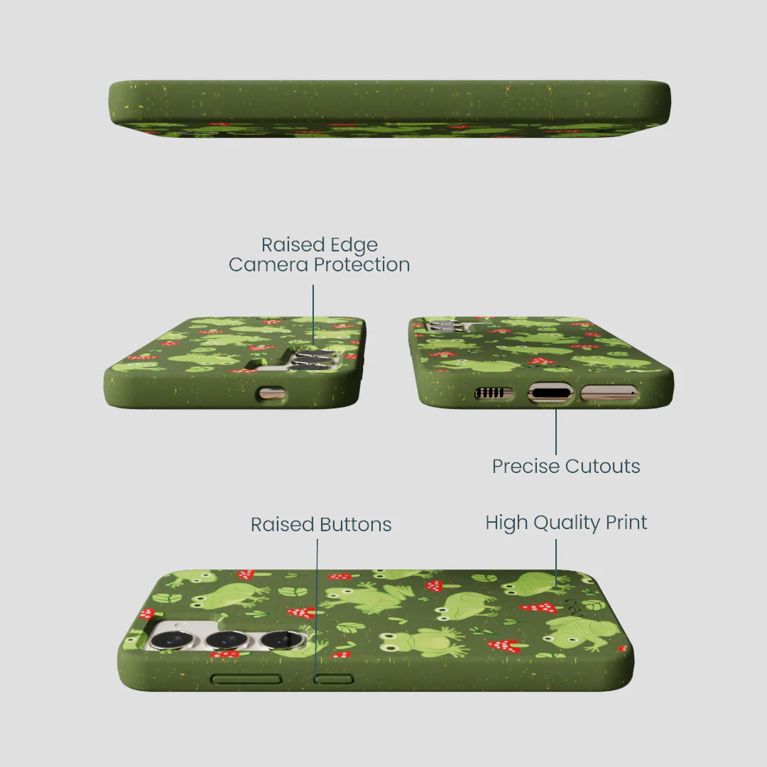 Forest Floor Frog Folk Samsung Galaxy S23 Case - Image 3