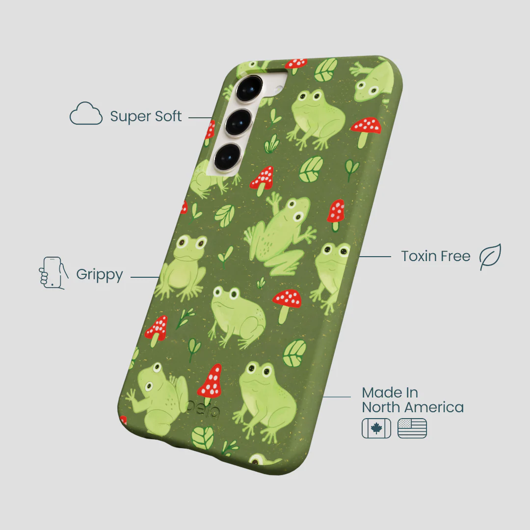 Forest Floor Frog Folk Samsung Galaxy S23+(Plus) Case - Image 4