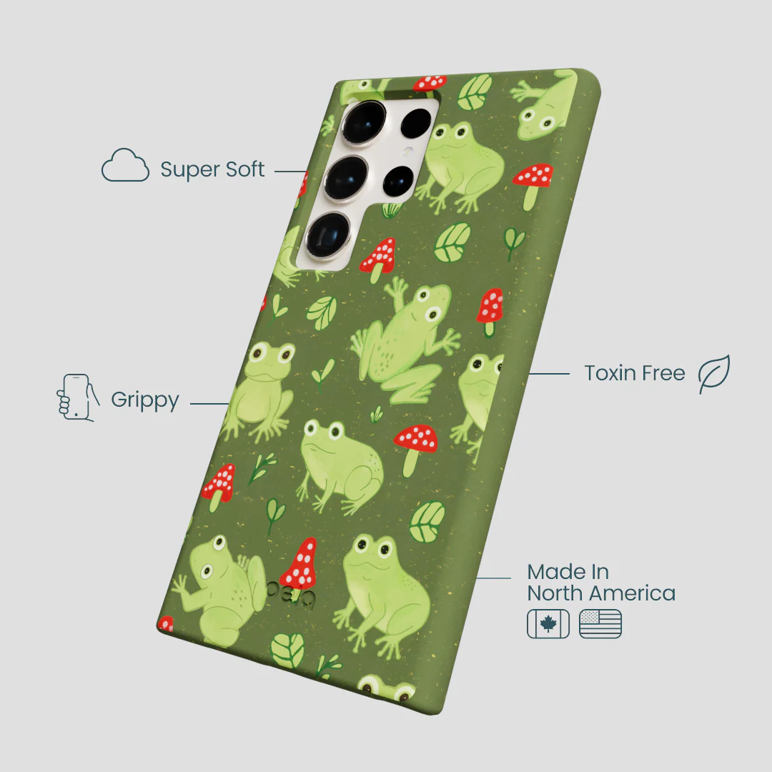 Forest Floor Frog Folk Samsung Galaxy S24 Ultra Case - Image 4