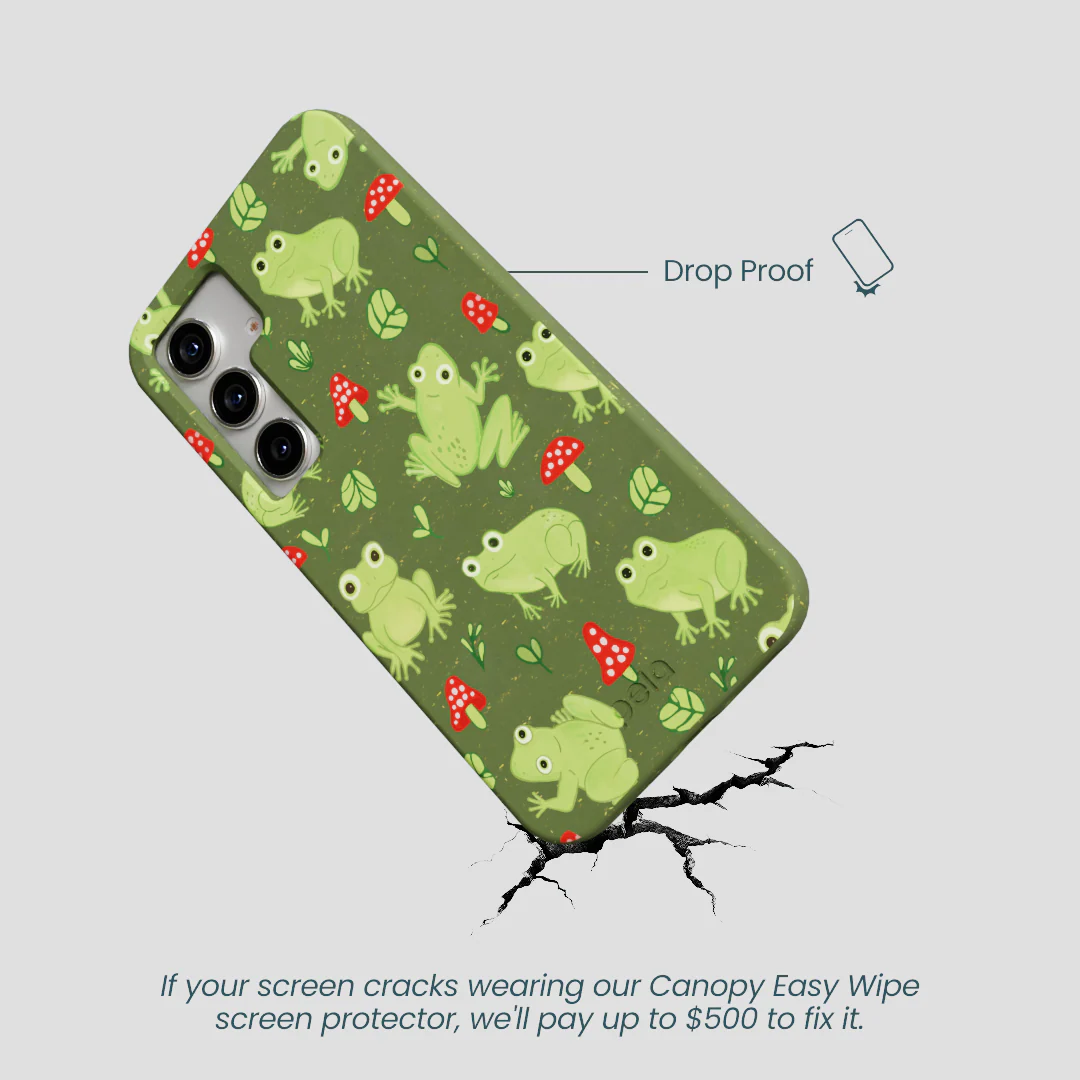 Forest Floor Frog Folk Samsung Galaxy S25 Case - Image 5