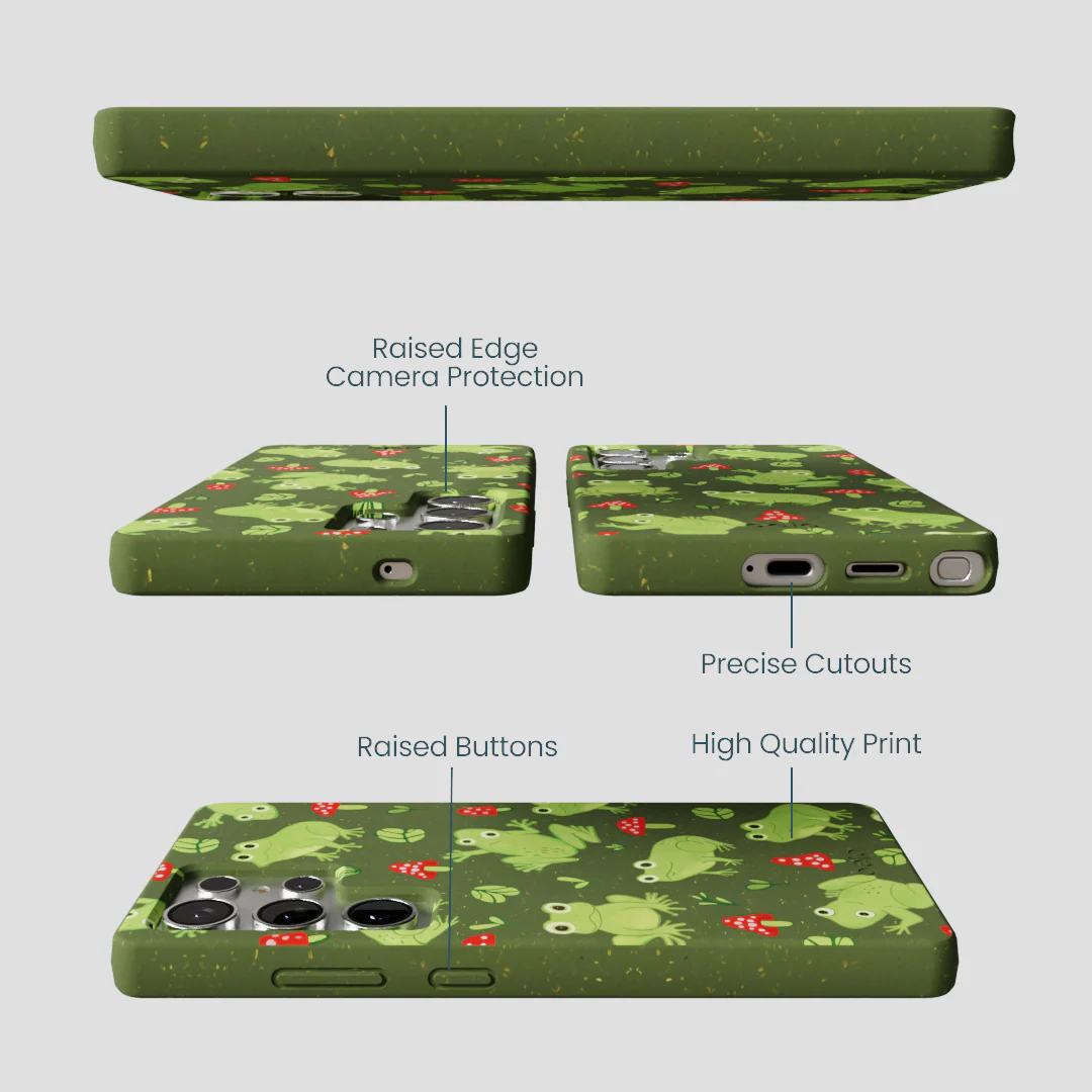 Forest Floor Frog Folk Samsung Galaxy S25 Ultra Case - Image 3