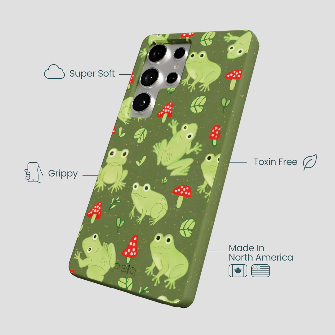 Forest Floor Frog Folk Samsung Galaxy S25 Ultra Case - Image 4