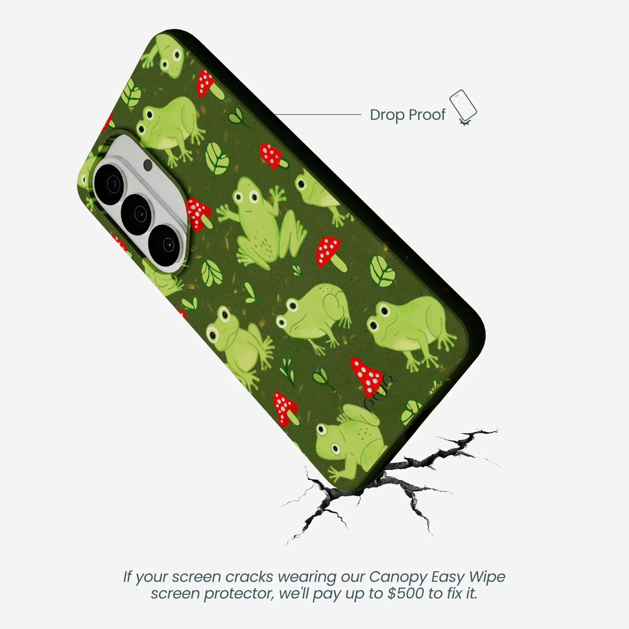 Forest Floor Frog Folk Samsung Galaxy S26 Case - Image 5