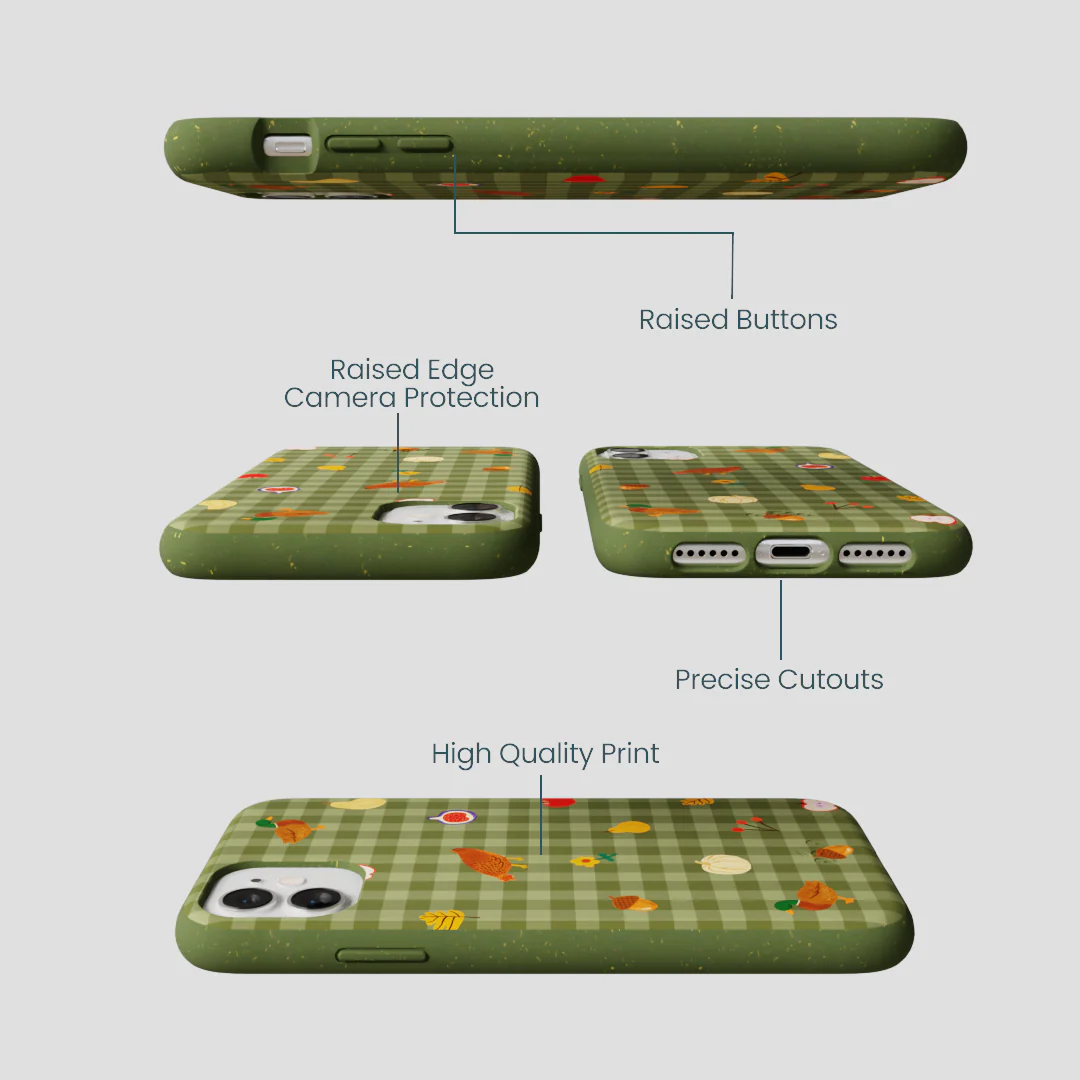 Forest Floor Harvest Folk iPhone 11 Case - Image 3