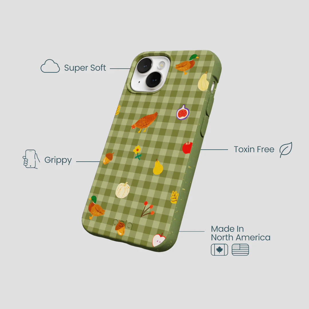 Forest Floor Harvest Folk iPhone 13 Mini Case - Image 4