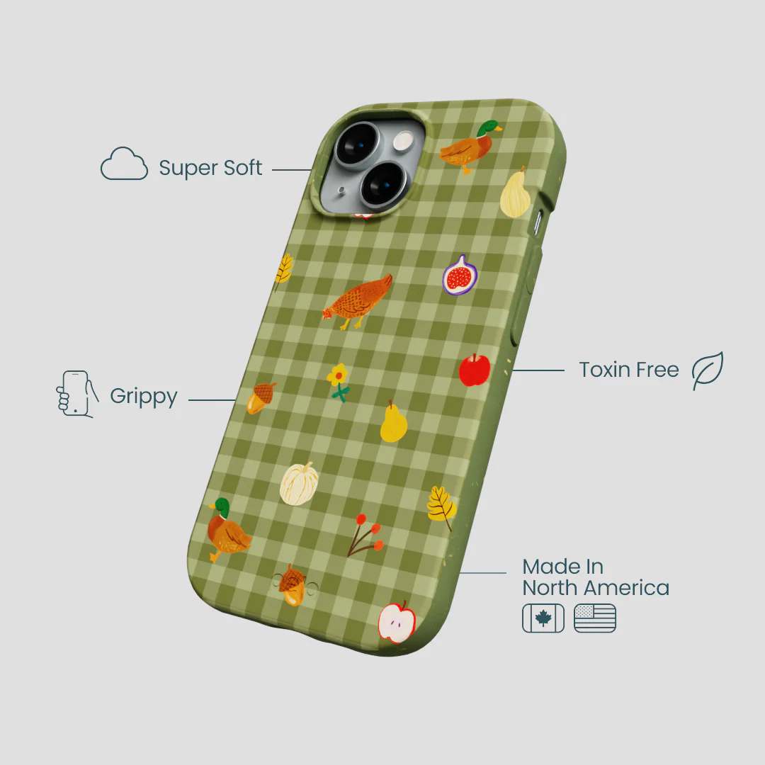 Forest Floor Harvest Folk iPhone 14 Case - Image 4