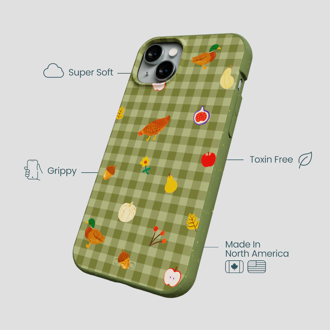 Forest Floor Harvest Folk iPhone 14 Plus Case - Image 4