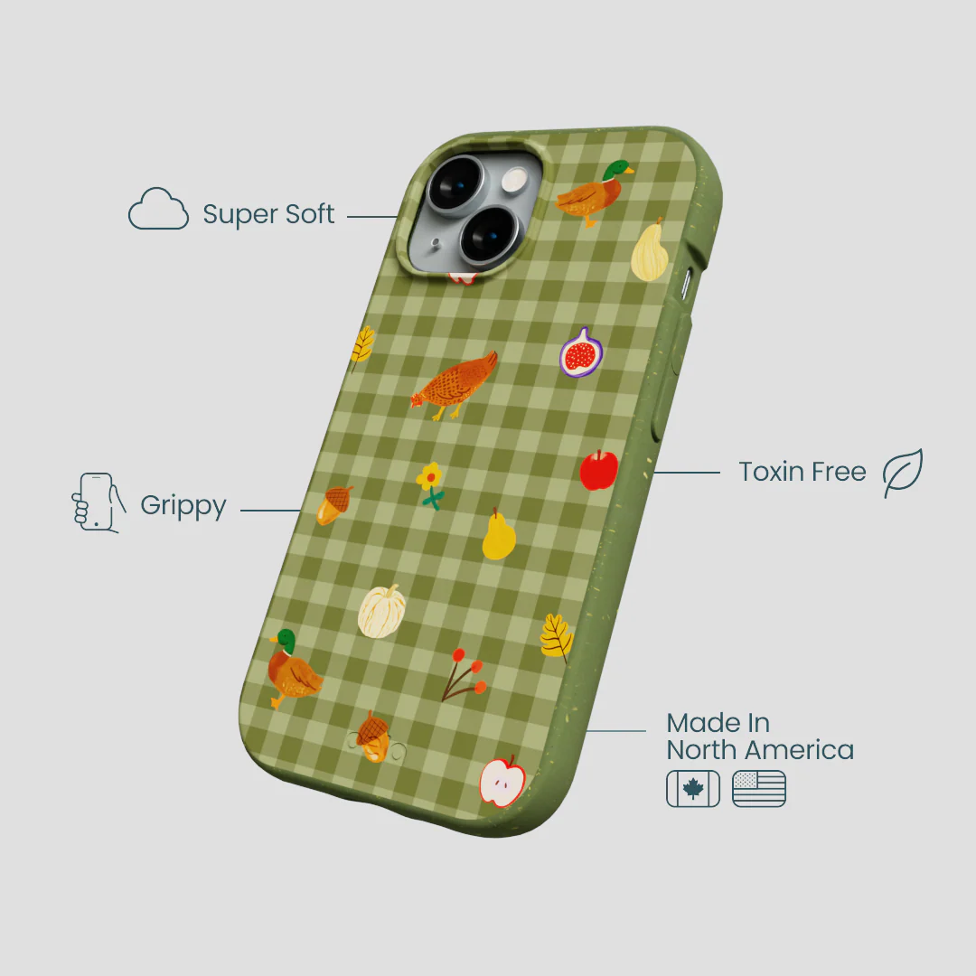Forest Floor Harvest Folk iPhone 15 Case - Image 4