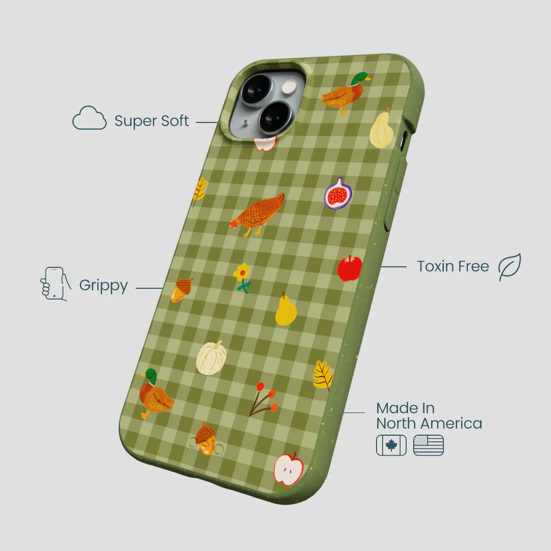 Forest Floor Harvest Folk iPhone 15 Plus Case - Image 4