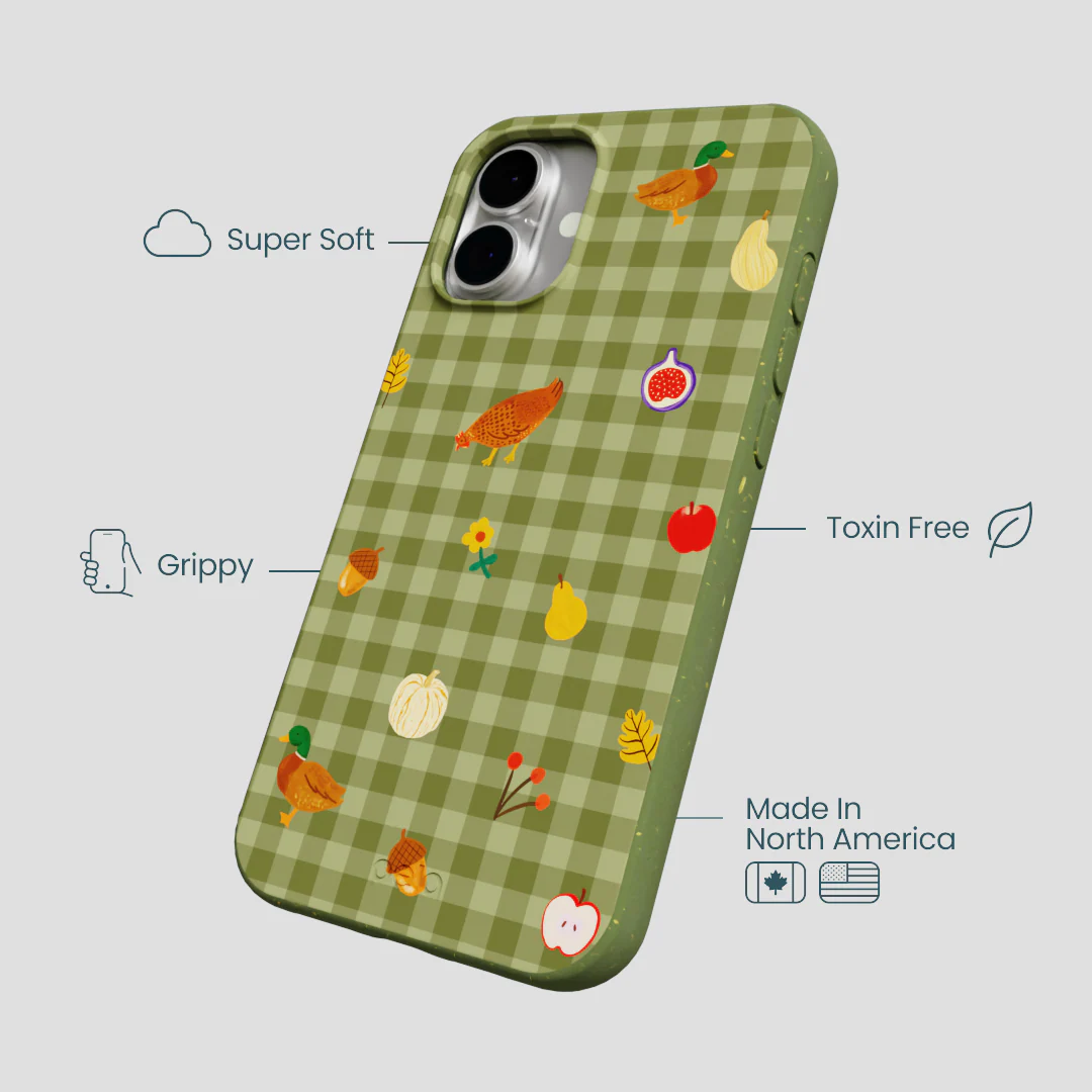 Forest Floor Harvest Folk iPhone 16 Plus Case - Image 4
