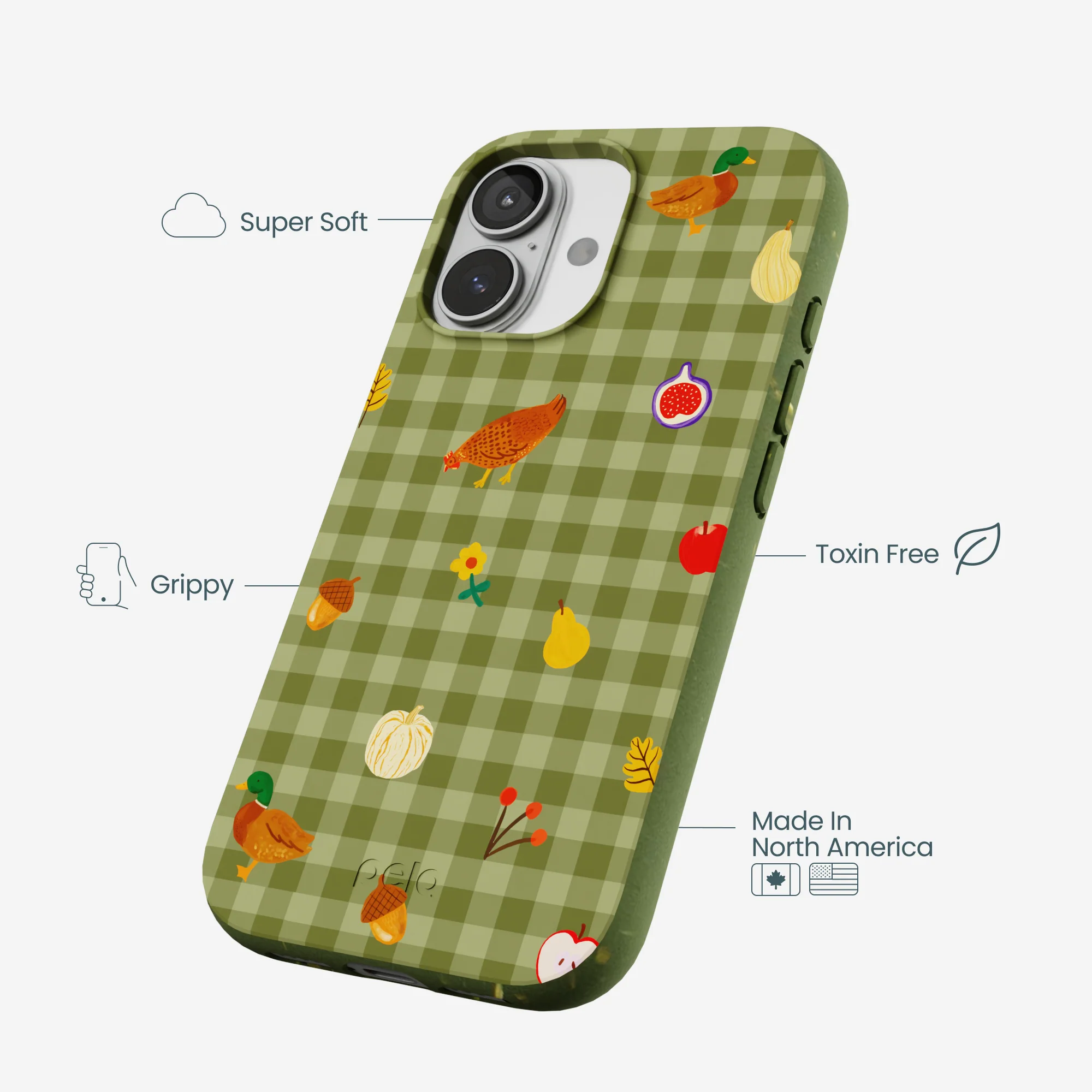 Forest Floor Harvest Folk iPhone 17 Case - Image 4