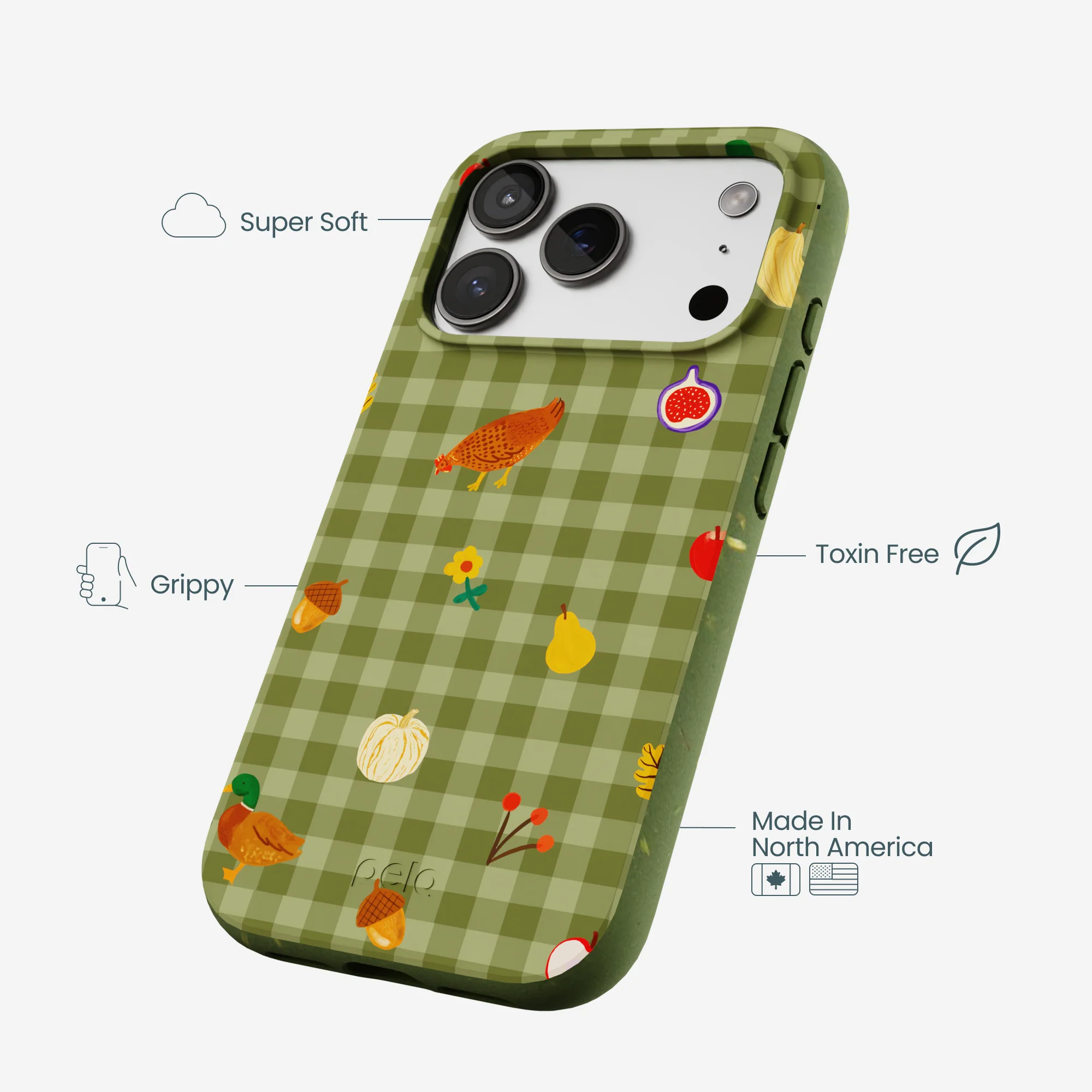 Forest Floor Harvest Folk iPhone 17 Pro Case - Image 4