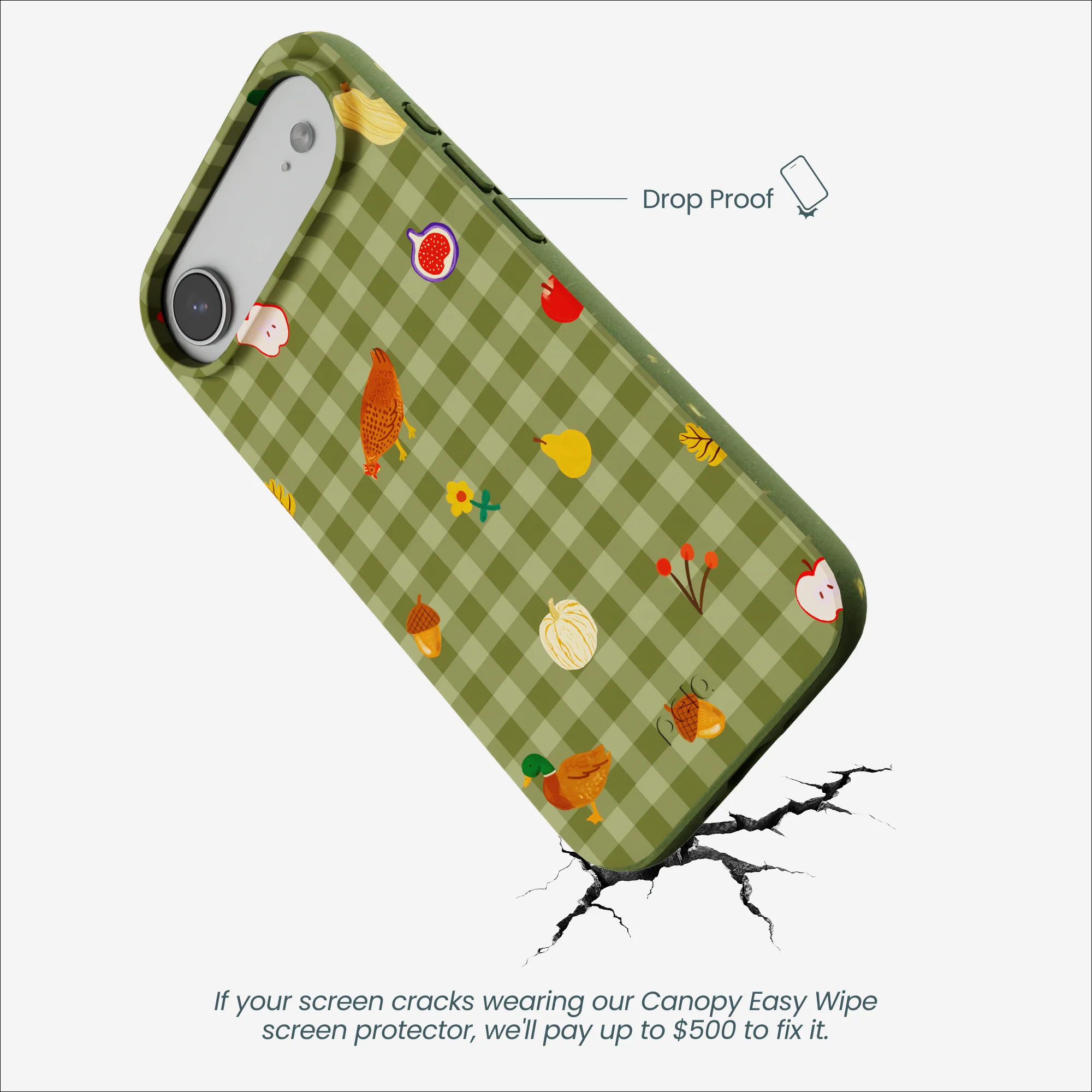 Forest Floor Harvest Folk iPhone Air Case - Image 5