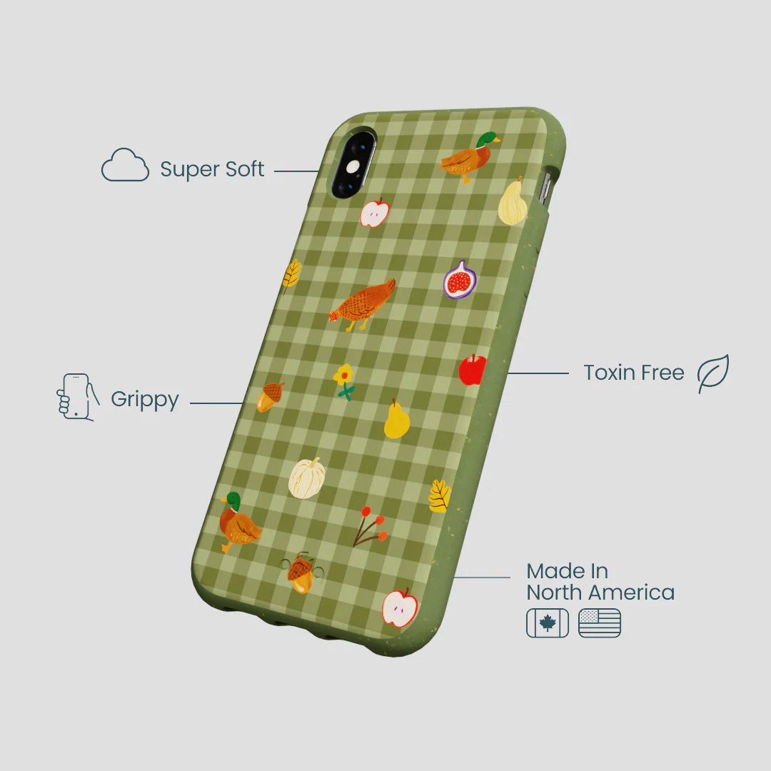 Forest Floor Harvest Folk iPhone XR Case - Image 4