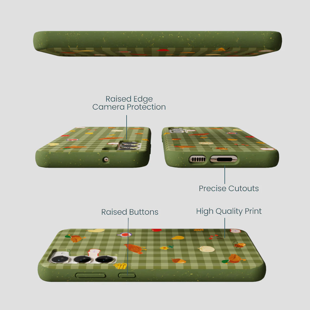 Forest Floor Harvest Folk Samsung Galaxy S23+(Plus) Case - Image 3