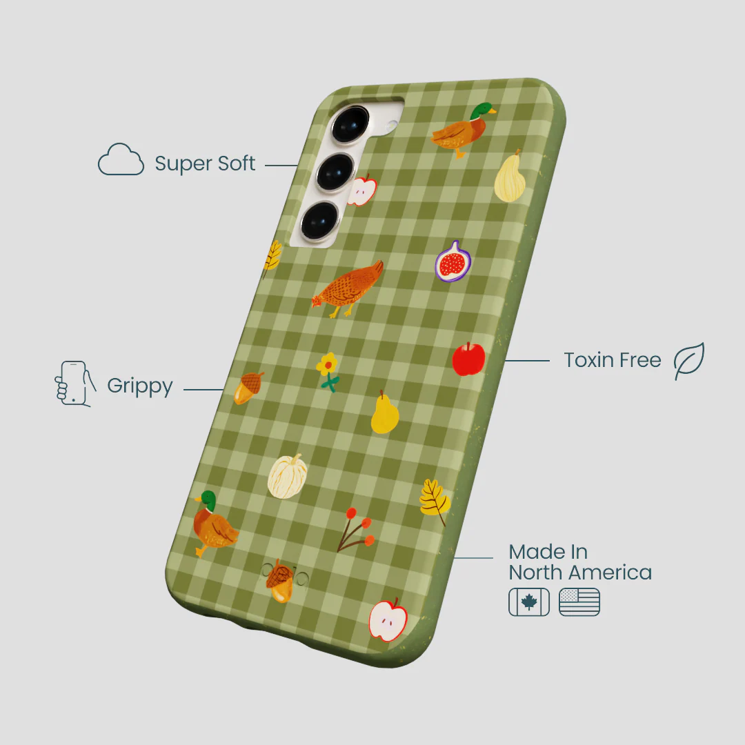 Forest Floor Harvest Folk Samsung Galaxy S23+(Plus) Case - Image 4