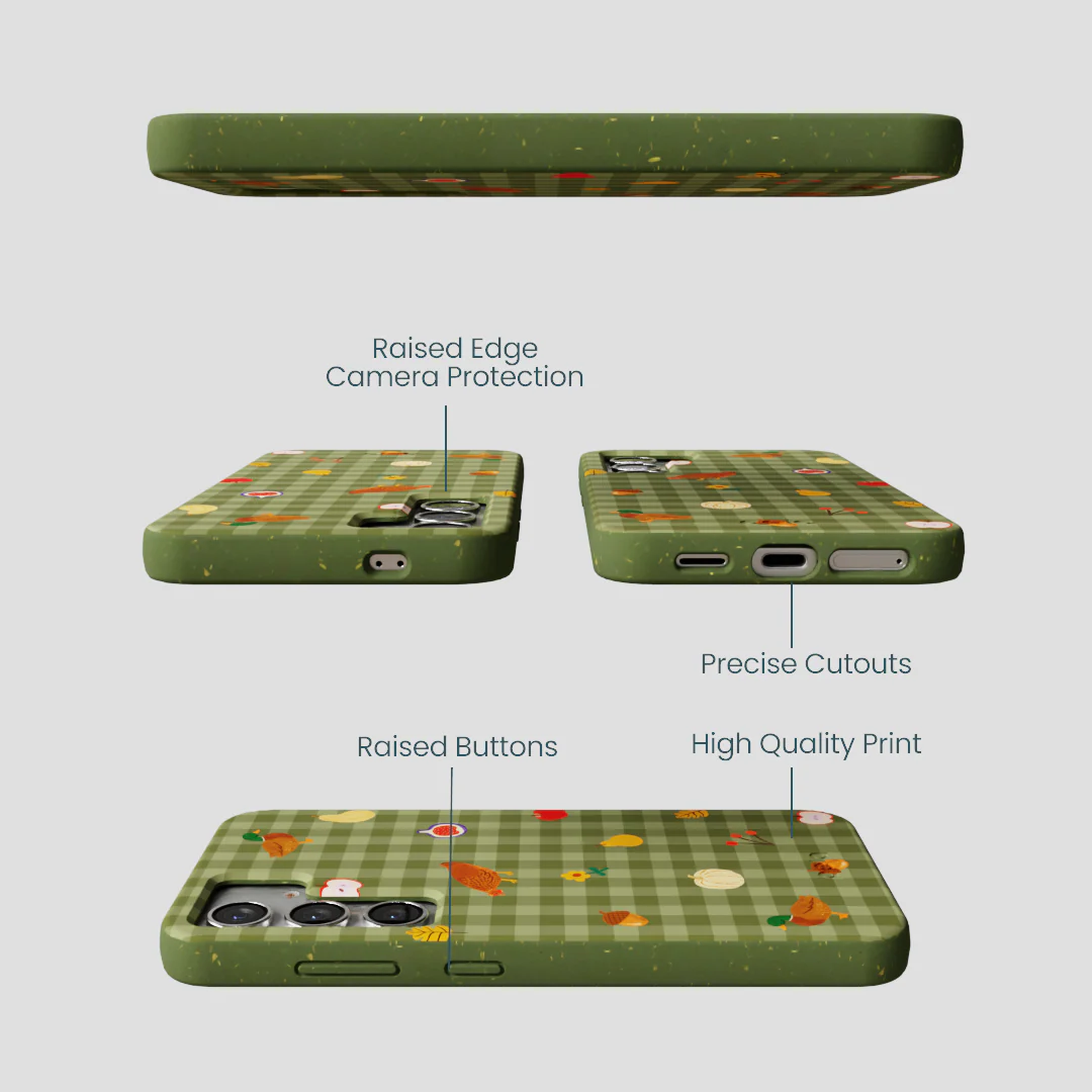 Forest Floor Harvest Folk Samsung Galaxy S25 Case - Image 3