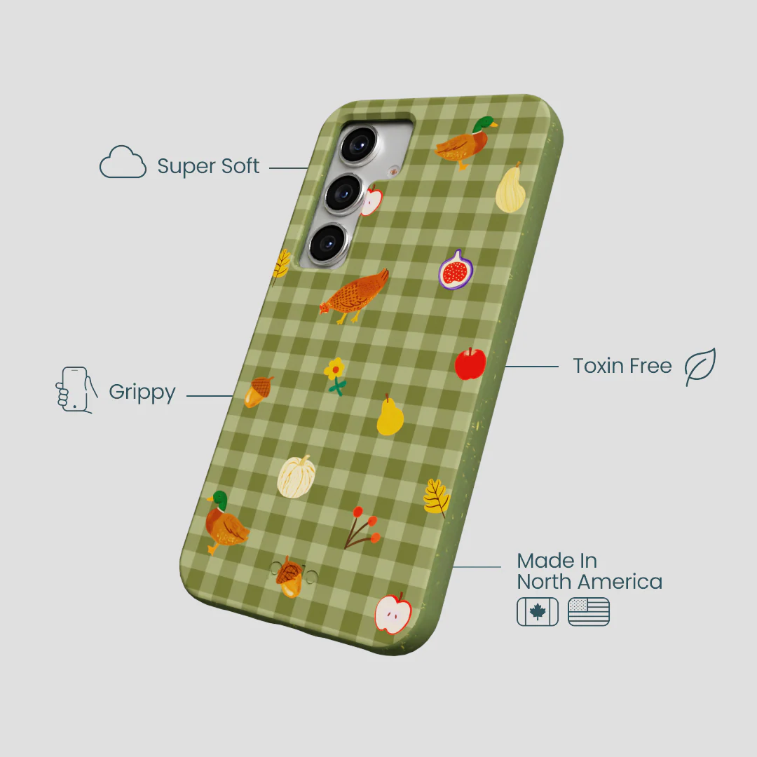 Forest Floor Harvest Folk Samsung Galaxy S25 Case - Image 4