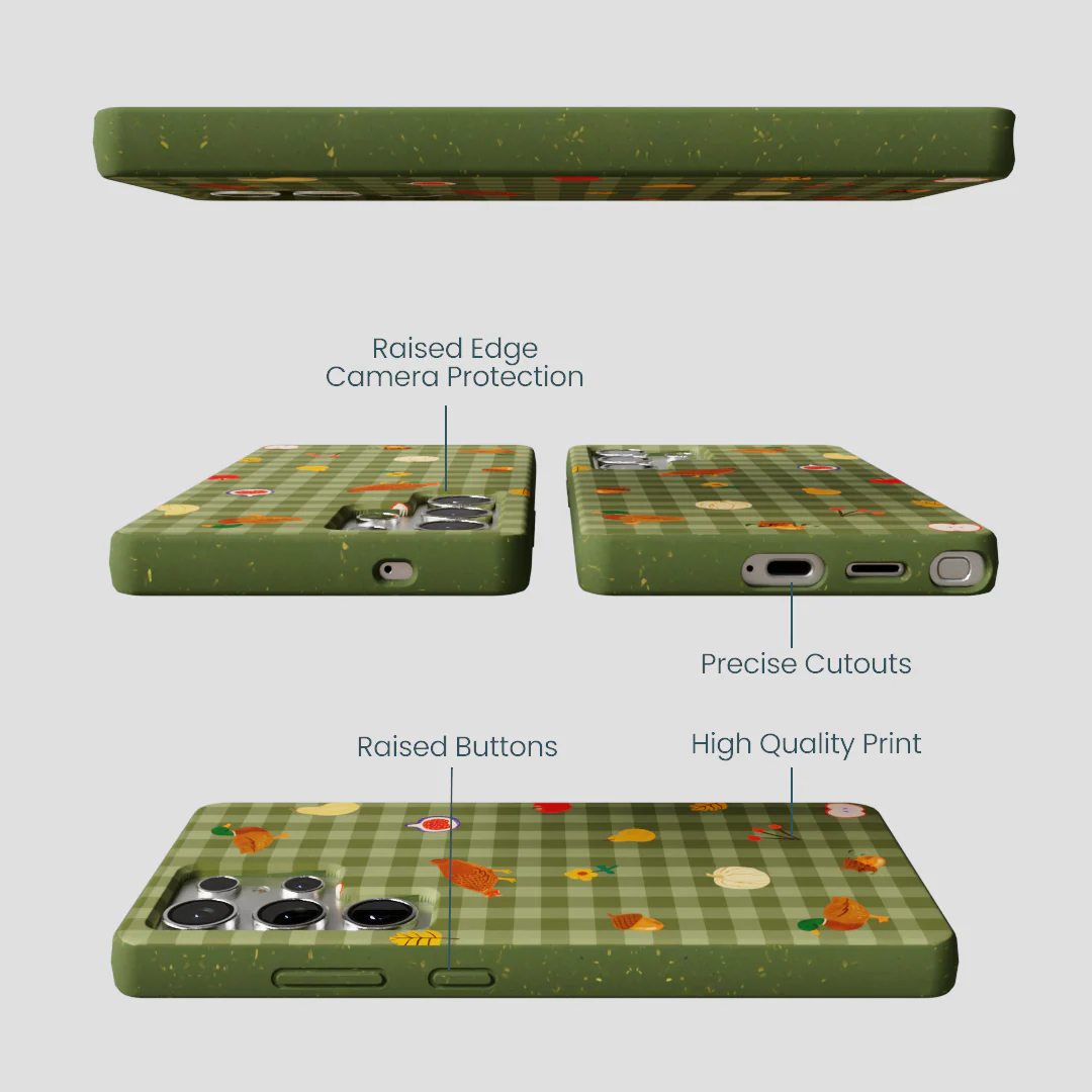 Forest Floor Harvest Folk Samsung Galaxy S25 Ultra Case - Image 3